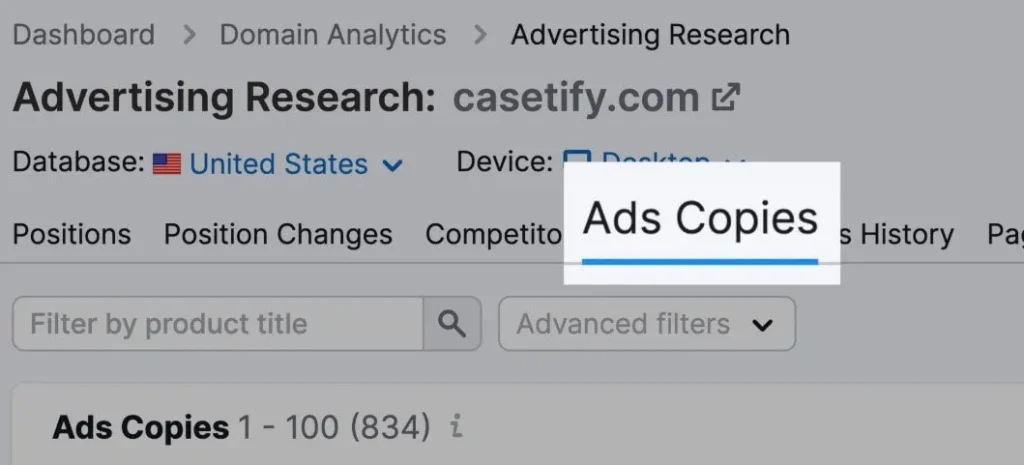 ads copy