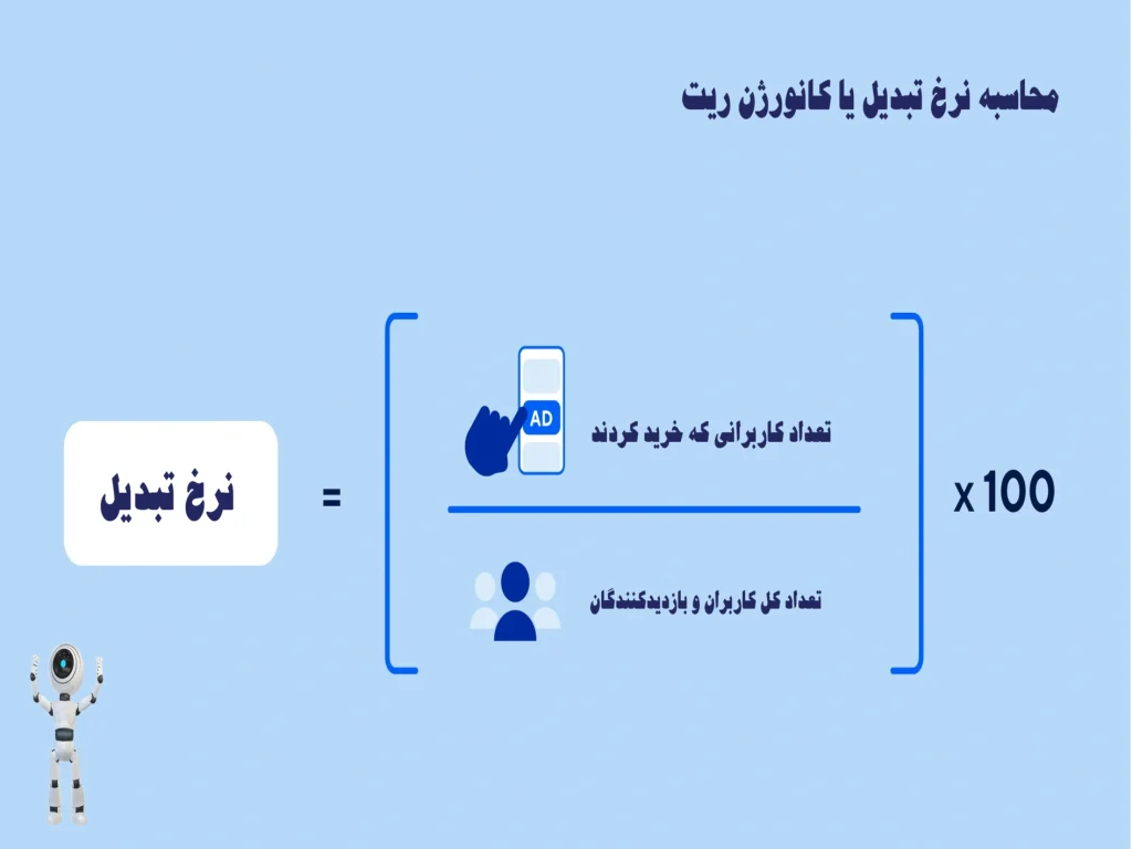 طریقه محاسب کردن نرخ تبدیل